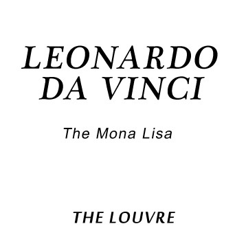 Leonardo DaVinci The Mona Lisa